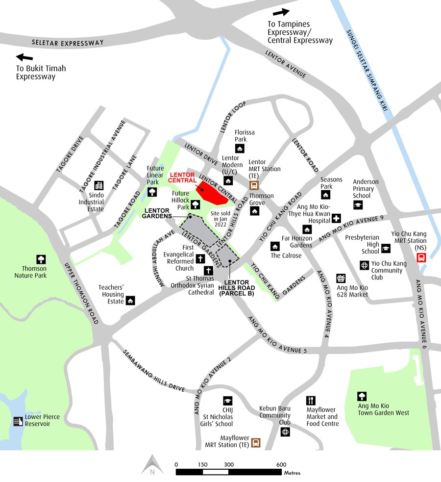 hillock-green-location-map-Lentor-Central-near-lentor-mrt-singapore
