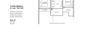hillock-green-floor-plan-2-bedroom-study-type-B5S